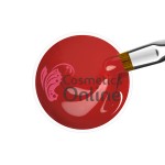 Gel UV Jolifin color cu aspect umed Red Kiss 5 ml